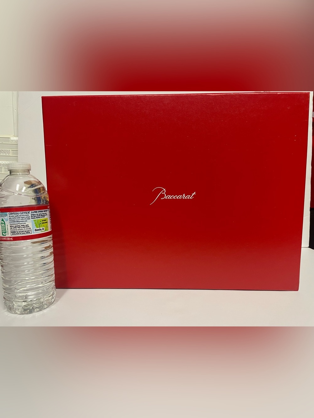 Baccarat XL empty Red Gift storage Box